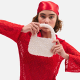 PEARLER SHOULDER BAG 〰 MUITARA WHITE