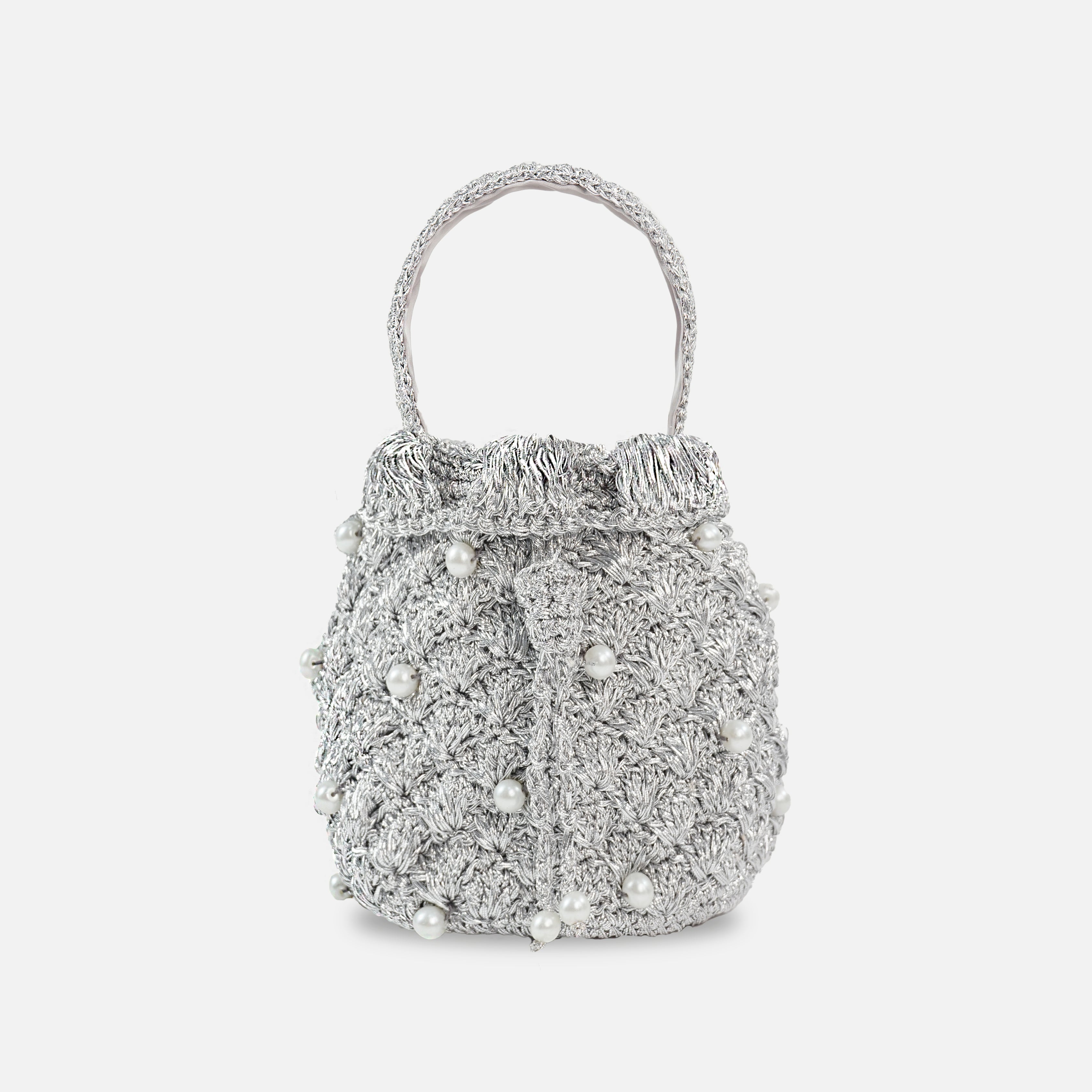 驚きの価格 BUCKET OF PEARLS〰SILVER | SURYO.DESIGN バッグ