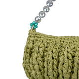 LABU BRAIDED RIBBON SHOULDER BAG ~ KOPI