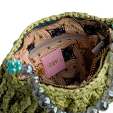 LABU BRAIDED RIBBON SHOULDER BAG ~ KOPI