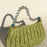 LABU BRAIDED RIBBON SHOULDER BAG ~ KOPI